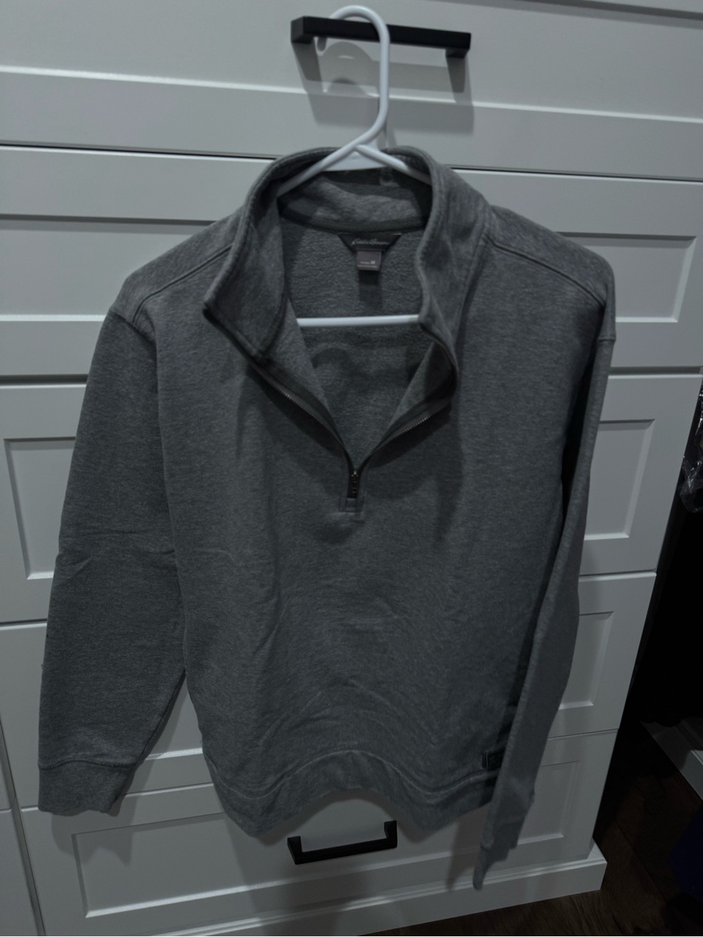 Eddie Bauer Women's Charcoal Gray Teddy Fleece Jacket